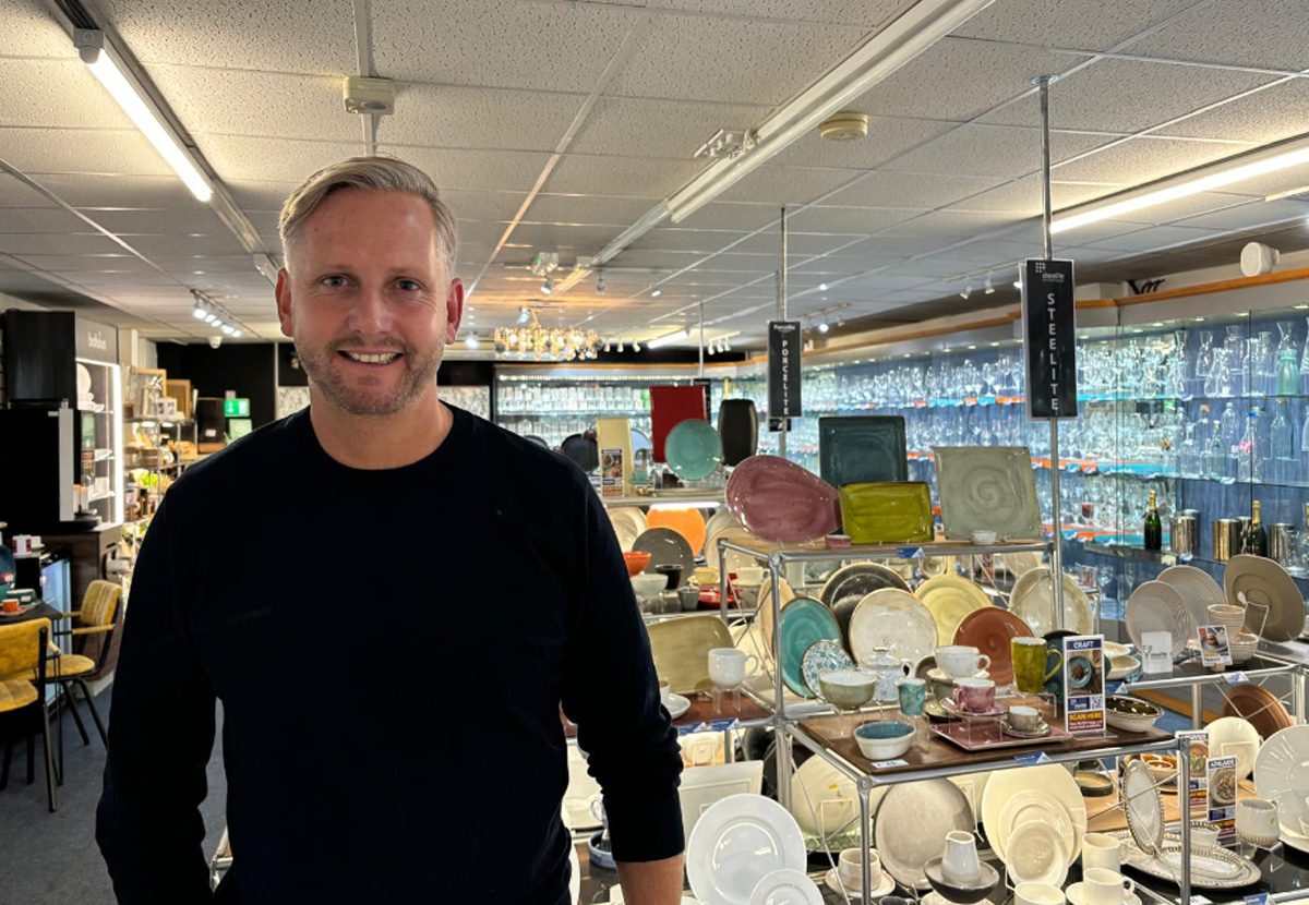 Brad Duncan from Stephensons Catering Supplies